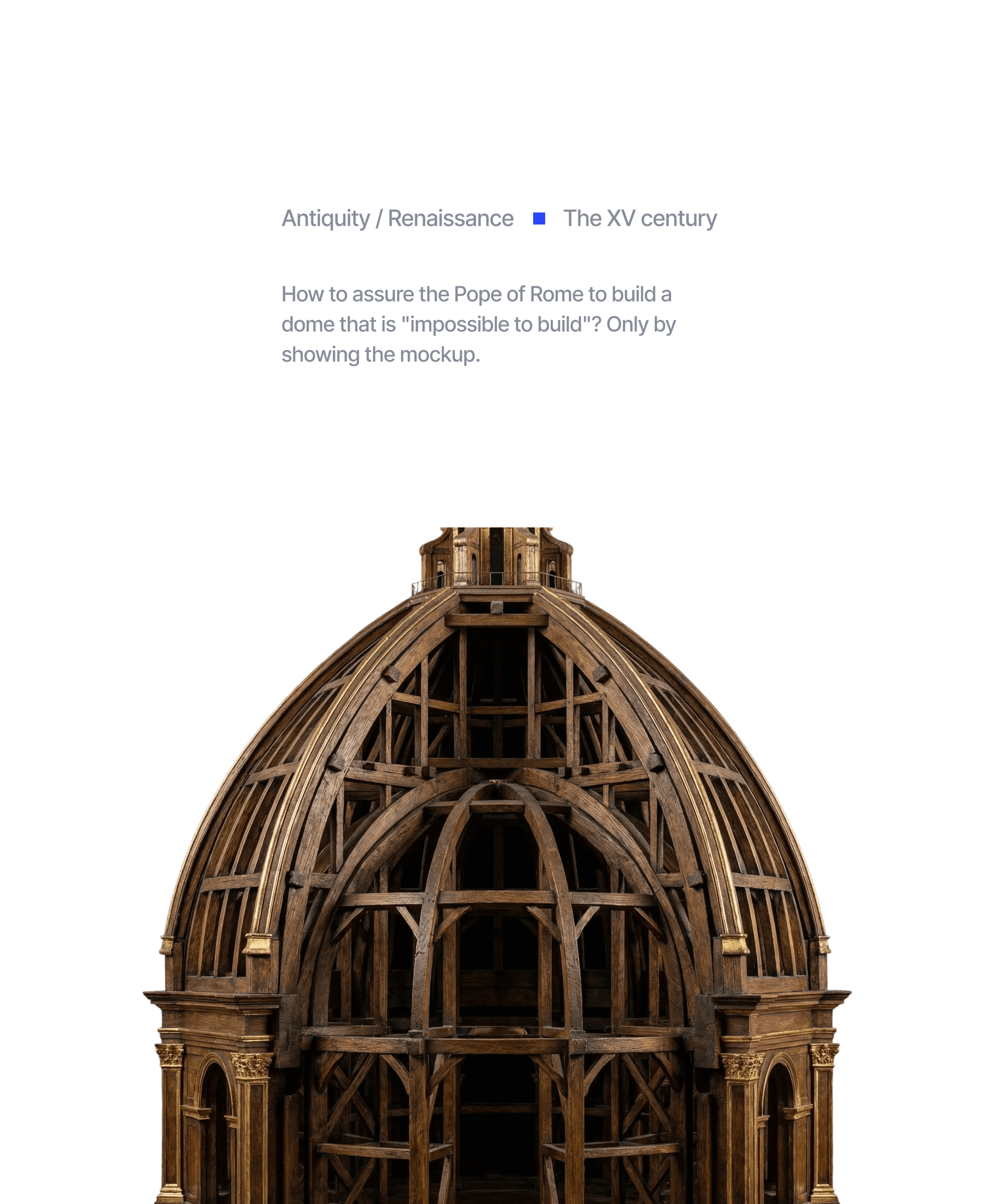 Brunelleschi's argument